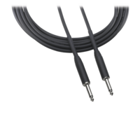 INSTRUMENT CABLE, 1/4" - 1/4" PHONE PLUG, 15'
